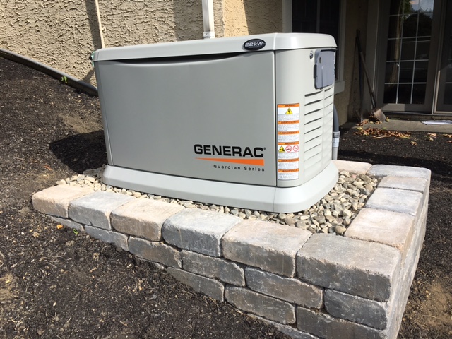 22 kw Generac standby generator unit