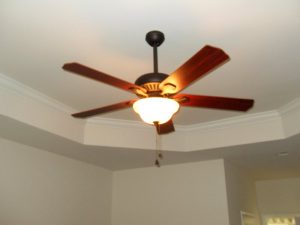 Ceiling fan installed in master bedroom in Landenberg, Chester county, PA