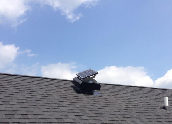 attic fan installation solar2