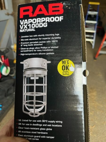 RAB Vaporproof VX100DG